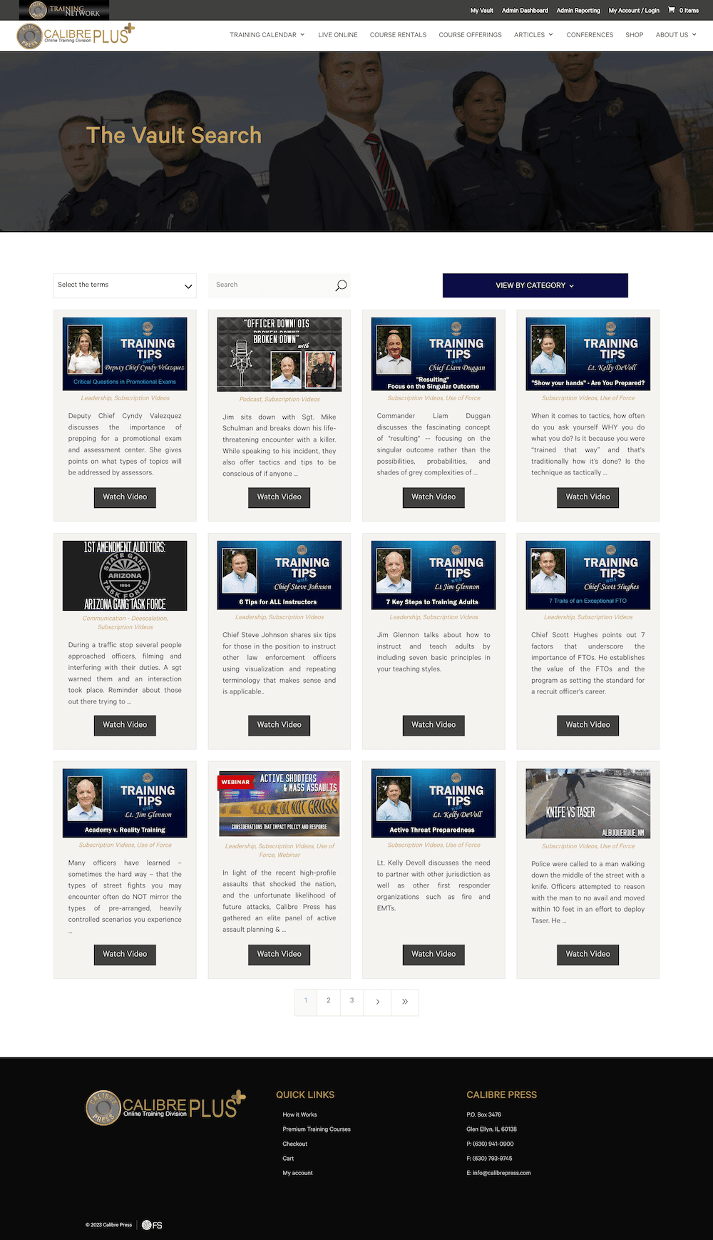 Check out page