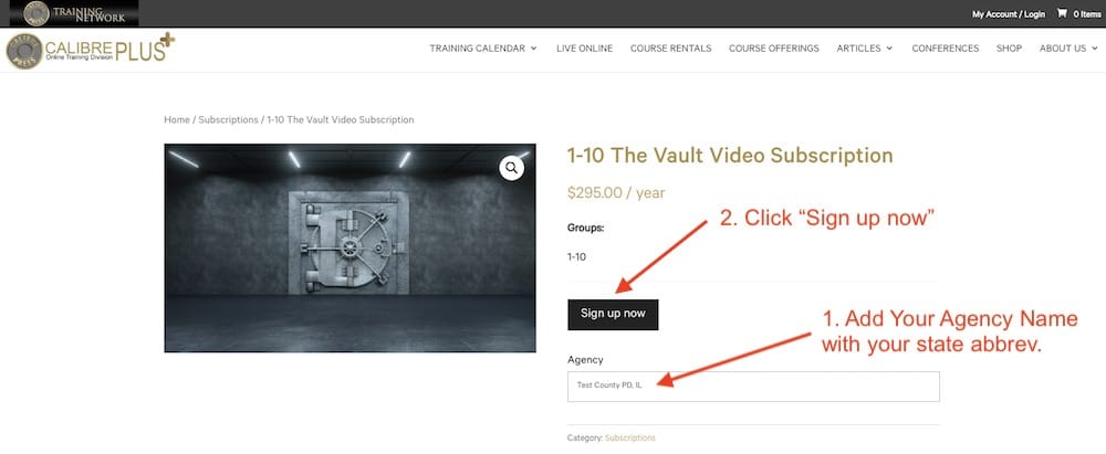 How To Sign Up For The Vault