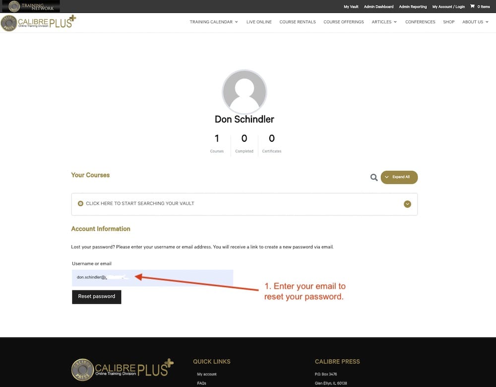 Change password