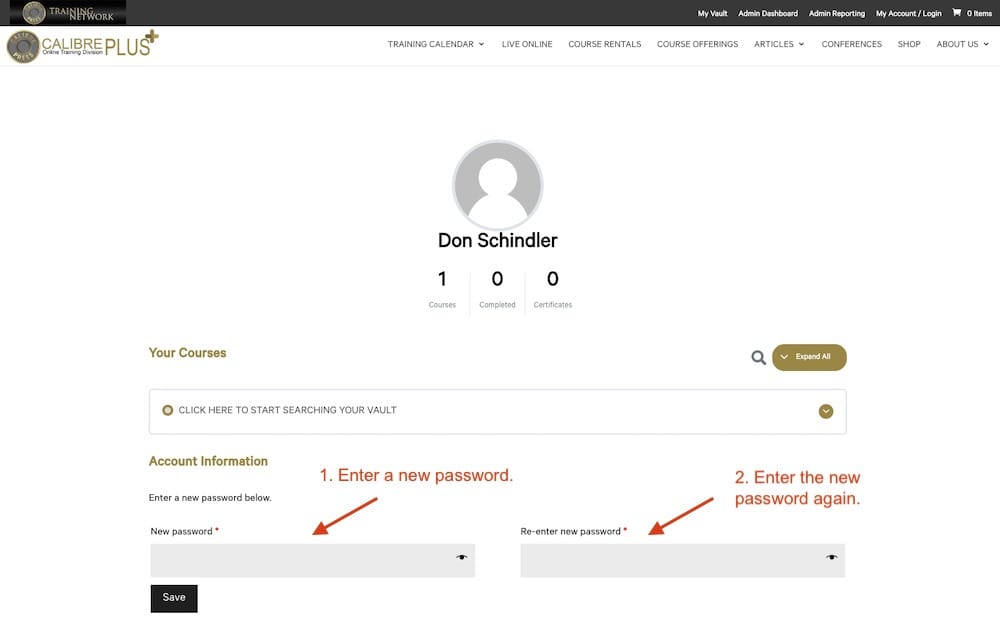 Password complete