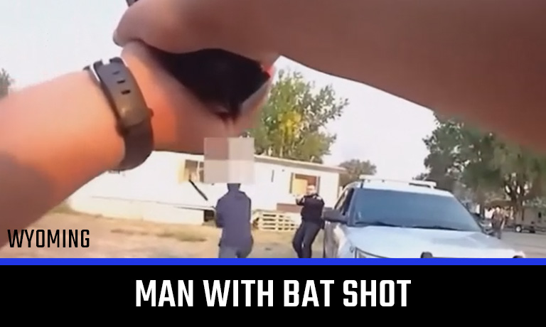 Wyoming – Man with bat shot