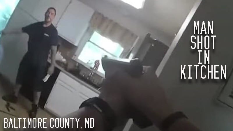 Baltimore County, MD – Man Shot in Kitchen