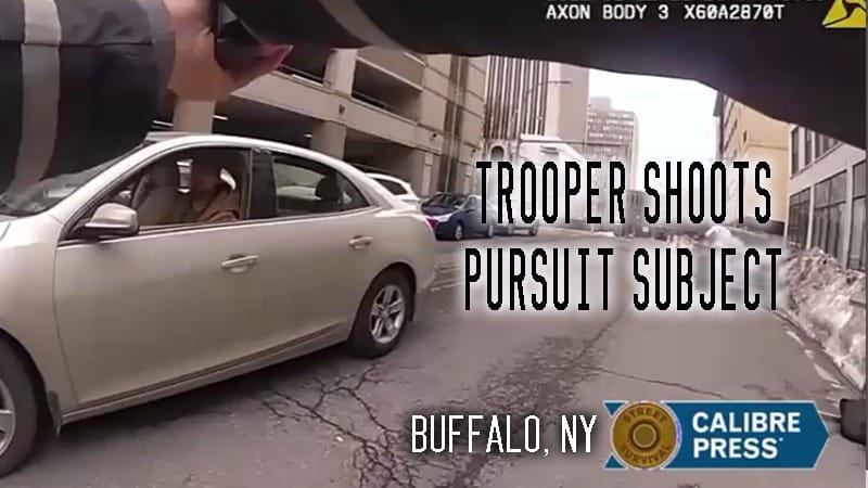 Buffalo, NY – Trooper Shoots Pursuit Subject
