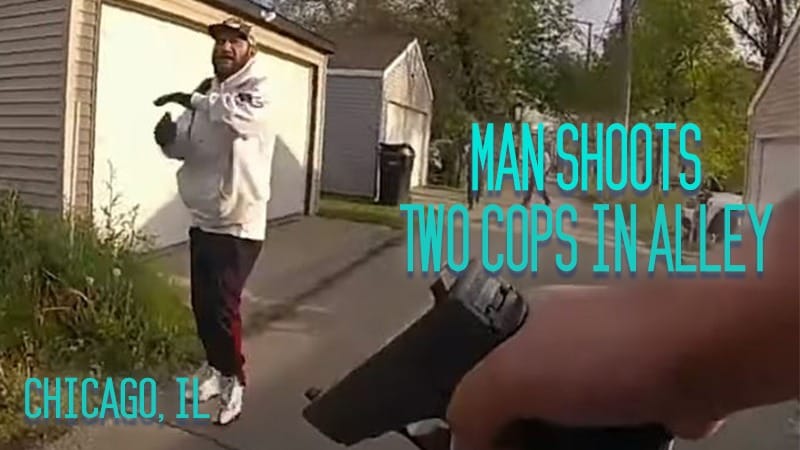Chicago PD – Man Shoots two Cops in Alley