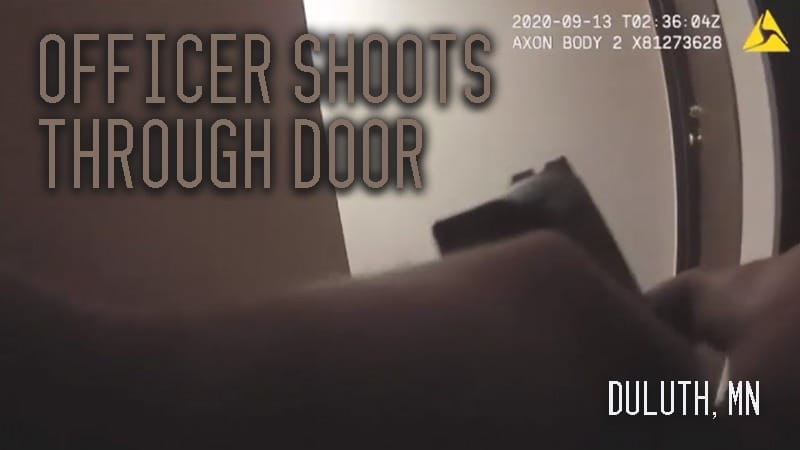 Duluth, MN – Officer Shoots thru Door, Indicted