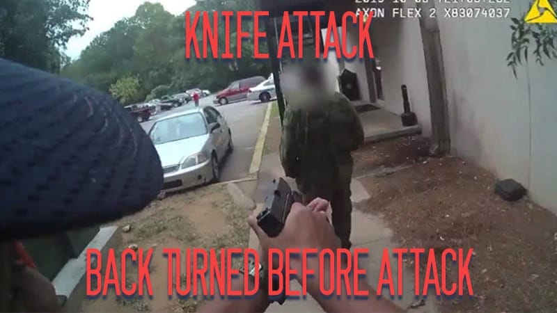 Knife Attack – Back Turned Before Attack