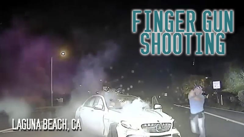Laguna Beach, CA – Finger Gun Shooting