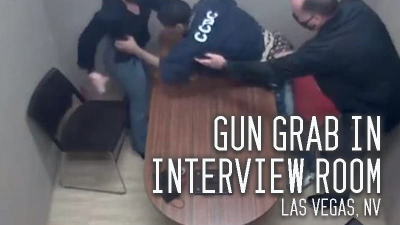 Las Vegas, NV – Gun Grab Interview Room