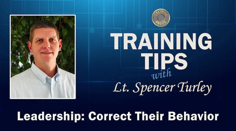 Leadership: Correct Their Behavior