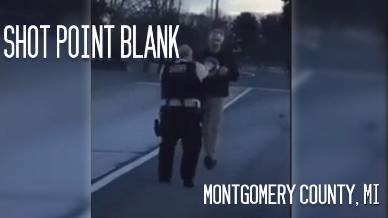 Montgomery County, MI – Shot Point Blank but Not Down
