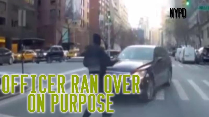 NYPD – Officer  Ran Over on Purpose