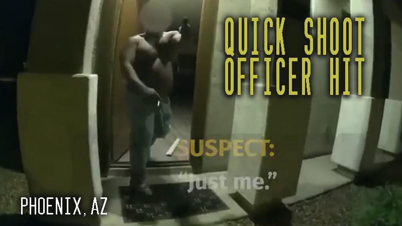 Phoenix, AZ – Quick Shoot Officer Hit