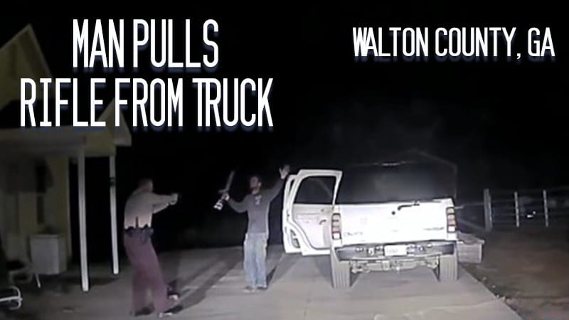 Walton County, GA – Man Pulls Rifle from Truck